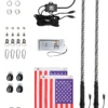 HZ-5090 (3ft Lenght) 5050 Led type Spiral Led Whip Light