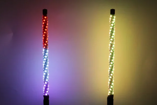 HZ-5060 (2ft Lenght) 5050 Led type Spiral Led Whip Light