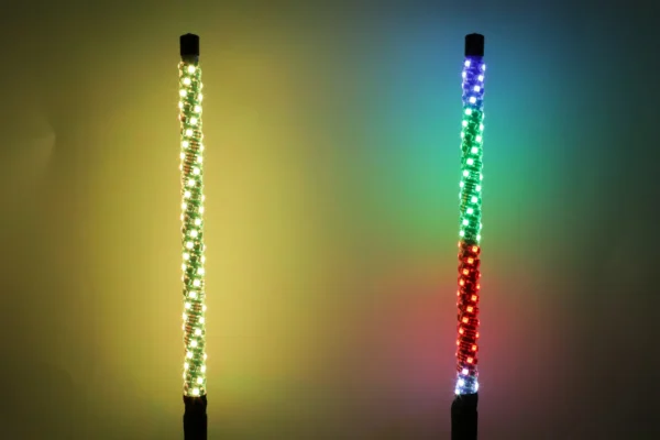 HZ-5060 (2ft Lenght) 5050 Led type Spiral Led Whip Light