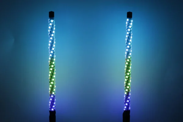 HZ-5060 (2ft Lenght) 5050 Led type Spiral Led Whip Light