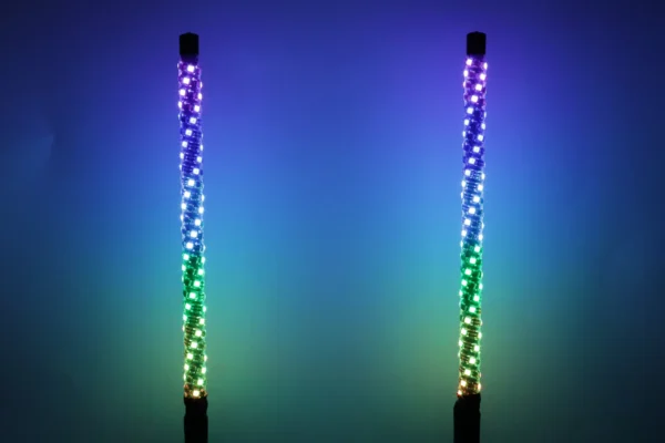 HZ-5060 (2ft Lenght) 5050 Led type Spiral Led Whip Light