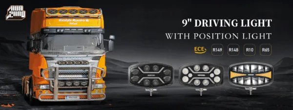 Huazhao's oval led driving light series show