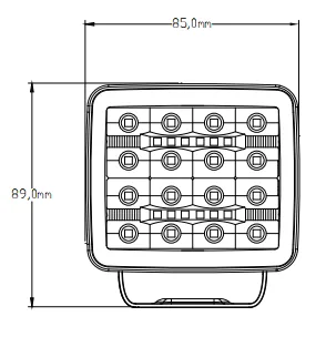 LED WORK LIGHT & SIDE LIGHT HZ1028S / HZ1028