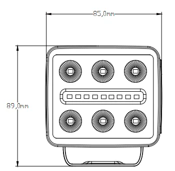 LED WORK LIGHT & SIDE LIGHT HZ1032S / HZ1032