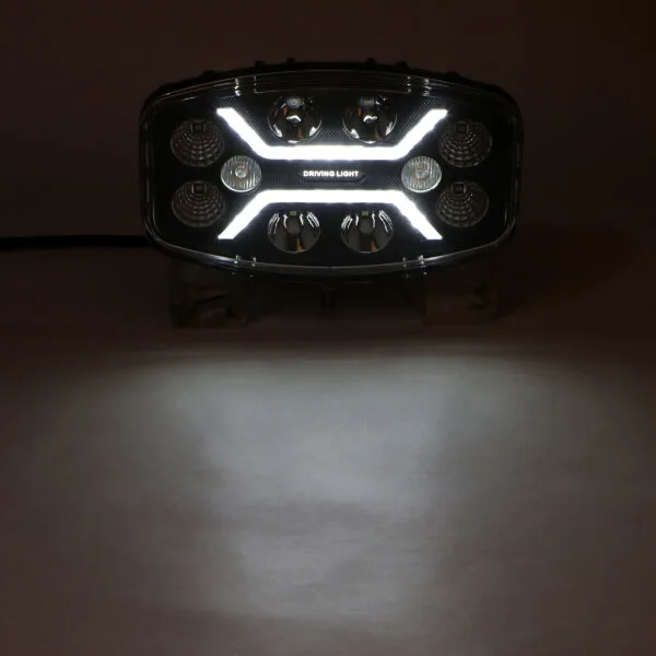 White Position Light of HZ7011 9INCH OVAL LED DRIVING LIGHT WITH ECE APPROVAL HZ-7011