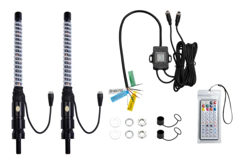 HZ-5030C (1ft Lenght) COB Led type Spiral Led Whip Light