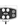 Drawing of HZ7011 9INCH OVAL LED DRIVING LIGHT WITH ECE APPROVAL HZ-7011