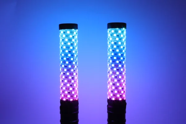炫彩6 HZ-5030B (1ft Lenght) 5050 Led type Fat Spiral Led Whip Light