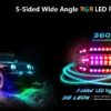 333 5-Sided Wide Angle RGB Led Rock Light Kit