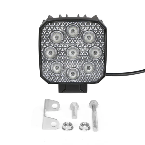 6 4INCH 27 WATT SQUARE WORK LIGHT HZ-8227S