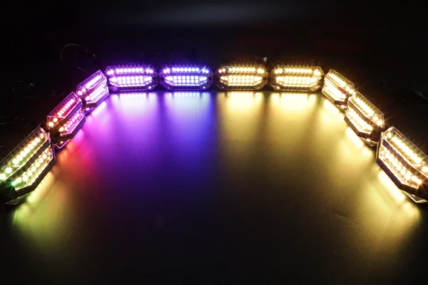 FM2A1659 5-Sided Wide Angle RGB Led Rock Light Kit